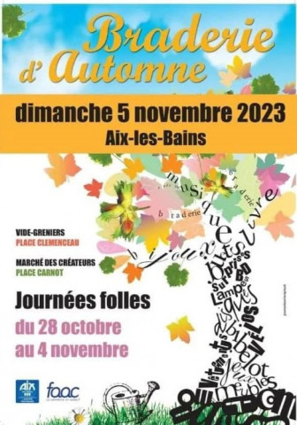 Marché de créateur du 5 novembre à Aix-les-Bains